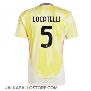 Juventus Manuel Locatelli #5 Vieraspaita 2024-25 Lyhythihainen